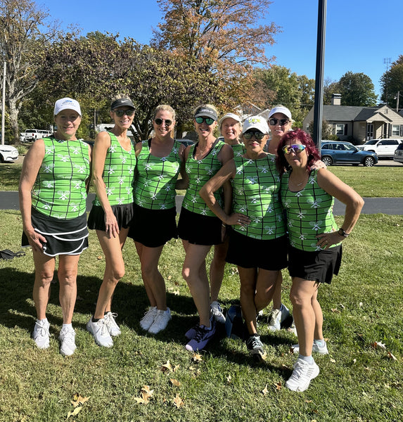 Our tops are perfect for tennis team uniforms!