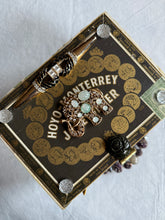 Load image into Gallery viewer, Elegant statement piece cigar box purse adorned with beautiful gems and jewelry