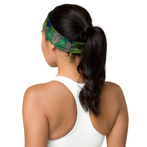 Flaunt your Feathers! Peacock Headband - Tennis - Tennis Headband - Running Headband