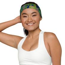 Load image into Gallery viewer, Flaunt your Feathers! Peacock Headband - Tennis - Tennis Headband - Running Headband