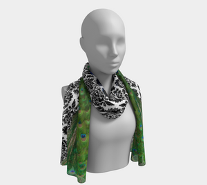 Elegant Peacock Scarf