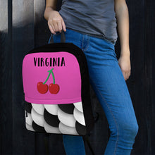 Load image into Gallery viewer, Backpack- Virginia with Cherries