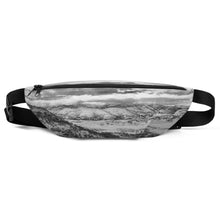 Load image into Gallery viewer, Fanny Pack - Black and White Mountains - Mountains - Utah Mountains - Ski Lover