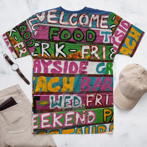 Men's T-shirt - Beach Time - Beach Theme - Food Time