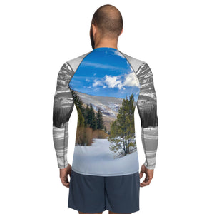 Men's Rash Guard - Ski - Snow - Mountains - Colorado