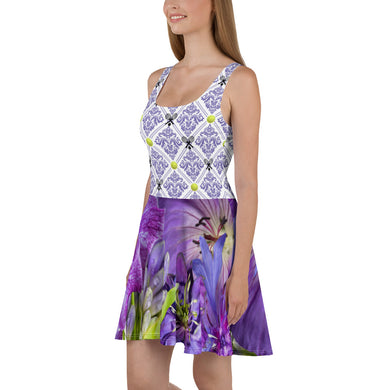 Lilac Tennis Dress - Floral Bottom - Tennis on the Top - 300 Club Shoppe