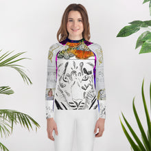 Load image into Gallery viewer, Youth Rash Guard- Virginia&#39;s Design