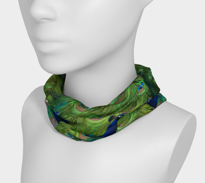 Peacock Head Wrap - Infiniti Scarf