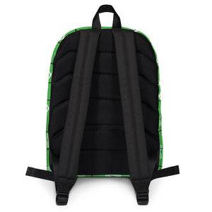 Tennis Theme Backpack - Tennis Courts, Racquets and Balls