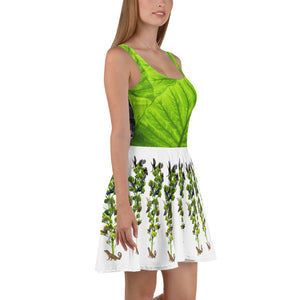 Skater Dress - Fun tropical scene, winter scene, and tree with all sorts of fun animals (Squirrel, caterpillar, Booby Birds and more!)