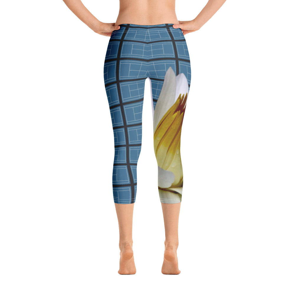 Capri Leggings - Tennis Court Leggings - Tennis Leggings