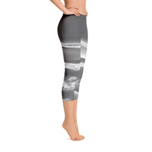 Load image into Gallery viewer, Capri Leggings - High in the Sky - Floating on Clouds - Clouds