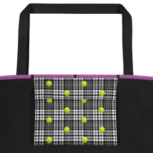 Tennis Tote Bag - Tennis Bag - Tennis Theme Bag - Tennis Gift - Tennis Lover