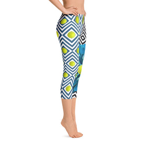 Capri Leggings - Tennis Pants - Tennis Leggings - Tennis