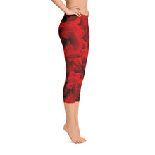 Load image into Gallery viewer, Capri Leggings - Roses