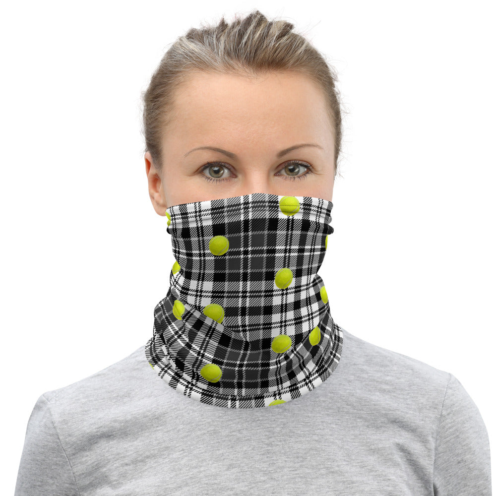 Neck Gaiter - Face Mask - Tennis Balls - Tennis Theme - Tennis Lover - Face Protection - Tennis Balls - Tennis Ball