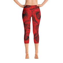 Load image into Gallery viewer, Capri Leggings - Roses