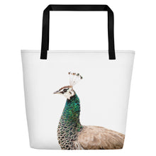 Load image into Gallery viewer, Portuguese Peacock Tote Bag: Scott Herndon Photography