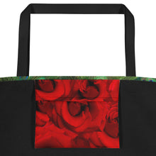 Load image into Gallery viewer, Tennis Bag - Tennis Theme Tote Bag - Peacock Tote Bag