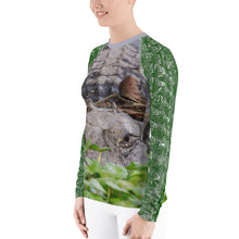 Load image into Gallery viewer, Women&#39;s Rash Guard - Women&#39;s Fishing Shirt - Women&#39;s UPF Shirt - Gator Shirt