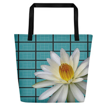 Load image into Gallery viewer, Tennis Tote Bag - Tennis Bag - Tennis Theme Tote - Tennis Gift