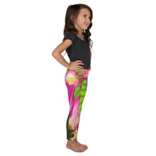 Load image into Gallery viewer, Kid&#39;s Leggings - Pink Peacock Leggings