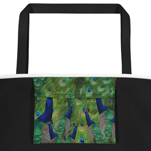 Portuguese Peacock Tote Bag: Scott Herndon Photography