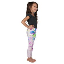 Load image into Gallery viewer, Kid&#39;s Leggings - Pink Pastel Swirls