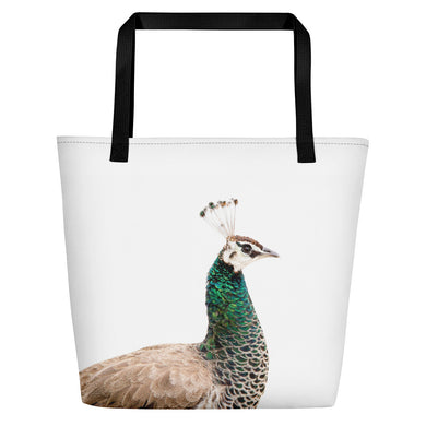 Portuguese Peacock Tote Bag: Scott Herndon Photography