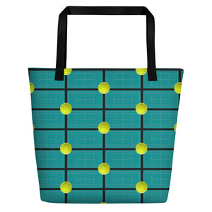 Tennis Theme Tote Bag