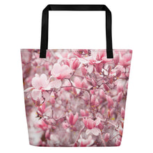 Load image into Gallery viewer, Tote Bag - Japanese Magnolia - Japanese Magnolias - Pink Floral - Spring - Pink Gift - Magnolia