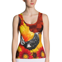 Load image into Gallery viewer, Chicken and Flowers - Tennis Shirt- Athletic Short - Sports Shirt - Running Shirt