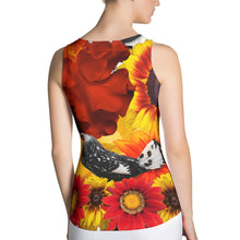 Load image into Gallery viewer, Chicken and Flowers - Tennis Shirt- Athletic Short - Sports Shirt - Running Shirt