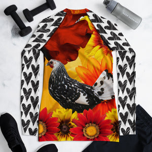 Women's Rash Guard- Because Everyone Needs a Chicken Shirt!