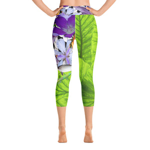 Yoga Capri Leggings - Sharks, Tropical Leaves, Flowers and More!