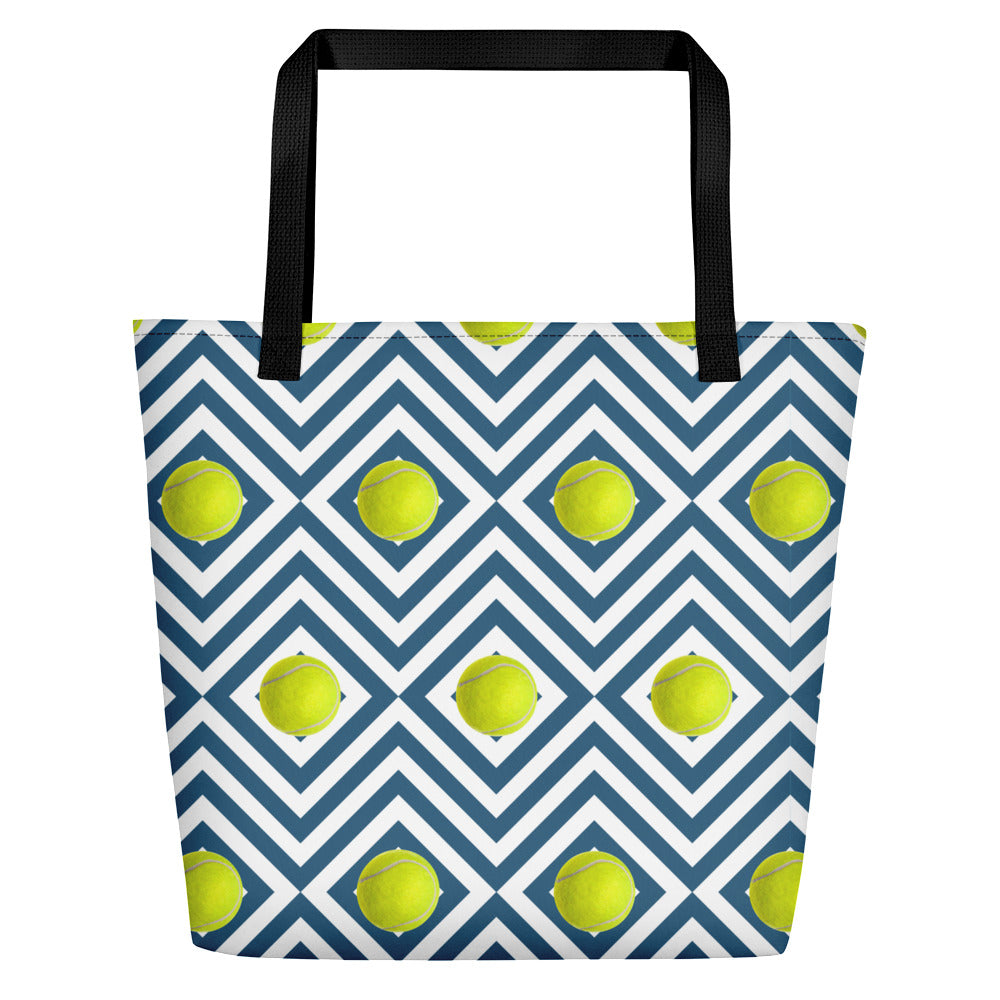 Beach Bag - Tennis Theme - Tennis Bag - Tennis - Tennis Gift - Tennis Lover