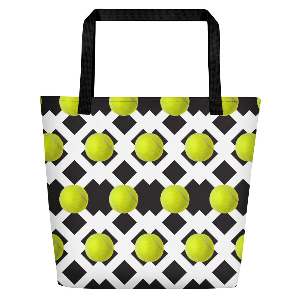 Beach Bag - Tennis Lover - Tennis Gift - Tennis Bag - Tennis Tote - Tennis Tote Bag - Tennis Theme